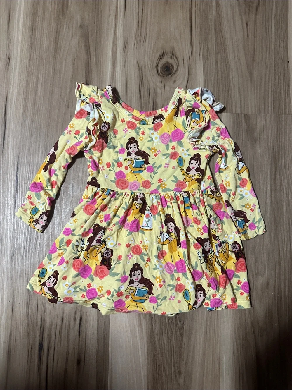 6-12 Month Little Sleepies Belle Bodysuit Dress Zippy and Bow